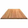 Dessus de table marron clair bois chêne massif rectangulaire