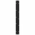 Pieds de table basse noir 2 pcs 70x(72-73) cm acier
