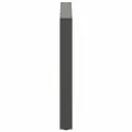 Pieds de table basse forme de U 3 pcs anthracite 80x(72-73) cm