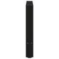 Pieds de table basse noir 2 pcs 60x(42-43) cm acier