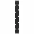 Pieds de table basse noir 2 pcs 60x(42-43) cm acier