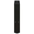 Pieds de table basse noir 2 pcs 30x(30-31) cm acier