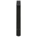 Pieds de table basse forme de A 2 pcs noir 60x(42-43) cm acier