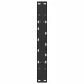 Pieds de table basse forme de A 2 pcs noir 60x(42-43) cm acier