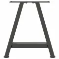 Pieds de table basse forme de A 2 pcs anthracite 50x(42-43) cm