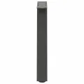 Pieds de table basse forme de A 2 pcs anthracite 50x(42-43) cm