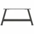 Pieds de table basse forme de A 2 pcs anthracite 60x(30-31) cm
