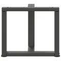 Pieds de table basse forme de T 2pcs anthracite 50x25x(42-43)cm