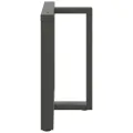 Pieds de table à manger forme de T 2 pcs 90x35x(72-73) cm acier