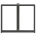 Pieds de table à manger forme de T 2 pcs 90x35x(72-73) cm acier