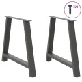 Pieds de table basse forme de A 2 pcs anthracite 90x(72-73) cm