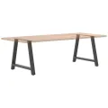 Pieds de table basse forme de A 2 pcs anthracite 90x(72-73) cm