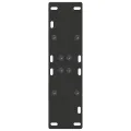 Pieds de table basse forme de A 2 pcs noir 60x(72-73) cm acier