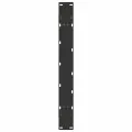 Pieds de table basse forme de A 2 pcs noir 90x(72-73) cm acier