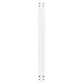 Pieds de table basse blanc 2 pcs 90x(72-73) cm acier