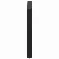 Pieds de table à manger forme de U 2 pcs noir 100x(72-73) cm