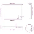 Pieds de table à manger forme de U 2 pcs noir 100x(72-73) cm