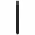 Pieds de table basse forme de U 3 pcs noir 80x(72-73) cm acier