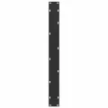 Pieds de table basse forme de U 3 pcs noir 80x(72-73) cm acier