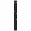 Pieds de table basse noir 2 pcs 100x(72-73) cm acier