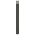 Pieds de table à manger forme de U 2 pcs 60x(72-73) cm acier