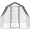 Poulailler avec toit 2,5x2x2,25 m acier galvanisé