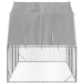 Poulailler avec toit 2,5x2x2,25 m acier galvanisé