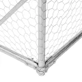 Poulailler avec toit 2,5x2x2,25 m acier galvanisé