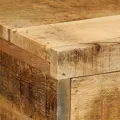 VidaXL Meuble TV mural 80x30x19 cm bois massif de manguier brut