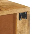 VidaXL Meuble TV mural 80x30x19 cm bois massif de manguier brut