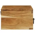 VidaXL Meuble TV mural 80x30x19 cm bois massif d'acacia