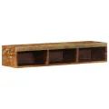 VidaXL Meuble TV mural 100x30x19 cm bois massif de récupération