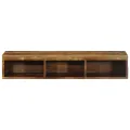 VidaXL Meuble TV mural 100x30x19 cm bois massif de récupération