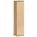 Armoire à CD chêne artisanal 21x20x88 cm bois d'ingénierie
