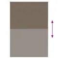 Store enrouleur occultant café 110x130cm largeur du tissu