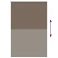Store enrouleur occultant café 155x210cm largeur du tissu