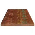 Dessus de table 100x60x1,5cm rectangulaire bois massif récupéré