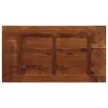 Dessus de table 100x60x1,5cm rectangulaire bois massif récupéré