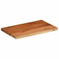 Dessus de table 50x20x2,5 cm rectangulaire bois massif d'acacia