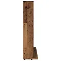 Armoire à CD vieux bois 100x23x89,5 cm bois d'ingénierie