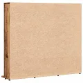 Armoire à CD vieux bois 100x23x89,5 cm bois d'ingénierie