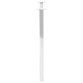 Pieds de table à manger forme de X 2 pcs blanc 90x(72-73) cm
