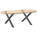Pieds de table basse forme de X 2 pcs anthracite 70x(42-43) cm