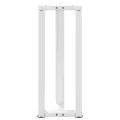 Pieds de table console forme de T 2 pcs blanc 38x25x(72-73) cm