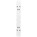 Pieds de table basse forme de A 2 pcs blanc 70x(42-43) cm acier