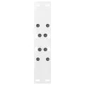 Pieds de table basse forme de A 2 pcs blanc 38x(42-43) cm acier