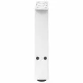 Pieds de table basse forme de A 2 pcs blanc 50x(30-31) cm acier