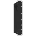 Pieds de table basse forme de U 2 pcs noir 70x(42-43) cm acier