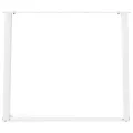 Pieds de table à manger forme de U 2 pcs blanc 90x(72-73) cm