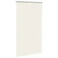 Store enrouleur occultant blanc cassé 130x210 cm largeur tissu